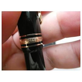 Montblanc-Montblanc 146 Meisterstück vintage piston fountain pen with its box, gold nib-Black