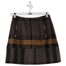 Burberry Mini gonna di lana Marrone
