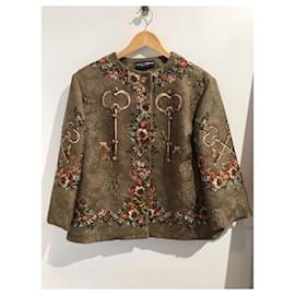 Dolce & Gabbana-DOLCE & GABBANA  Jackets T.International S Polyester-Khaki