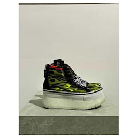 Lanvin-LANVIN Trainers T.EU 37 Cloth-Red