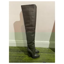 Saint Laurent-SAINT LAURENT  Boots T.EU 38.5 Leather-Grey