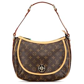 Louis Vuitton-Brown Louis Vuitton Monogram Tulum PM Shoulder Bag-Brown
