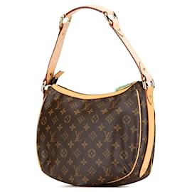 Louis Vuitton-Brown Louis Vuitton Monogram Tulum PM Shoulder Bag-Brown