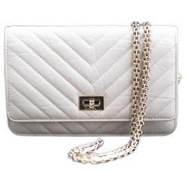 Bolsa Chanel Wallet on Chain 2.55 Creme