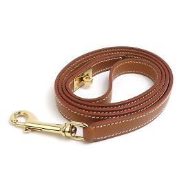 Hermès Hermes Kelly Dog Lead in Brown Leather Brown