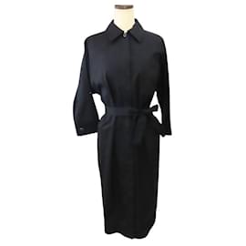 Hermès-Hermes Cotton Shirt Dress 4E0501DV-Black