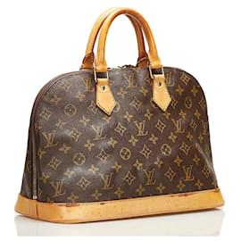Louis Vuitton-Louis Vuitton Monogram Alma Handbag Brown-Brown
