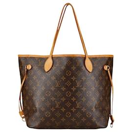 Louis Vuitton-Louis Vuitton Damier Neverfull MM Tote Bag N51105-Brown
