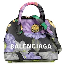 Balenciaga-Balenciaga Leather Top Handle XXS Bag-Black