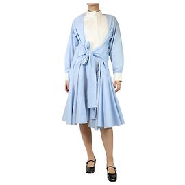 Loewe Hellblaues Midi-Hemd Kleid - Größe S Blau