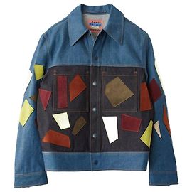 ACNE STUDIOS x BLA KONST Patchwork denim jacket New condition RARE Blue