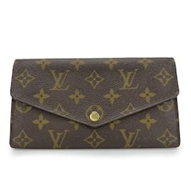 Louis Vuitton-Louis Vuitton Long Wallet Portefeuille Sarah M60531-Brown