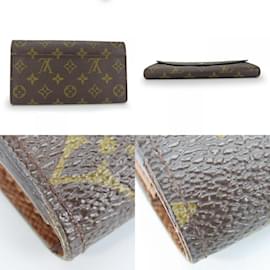 Louis Vuitton-Louis Vuitton Long Wallet Portefeuille Sarah M60531-Brown