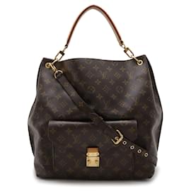 Louis Vuitton-Louis Vuitton Monogram Metis Shoulder Bag-Brown,Monogram