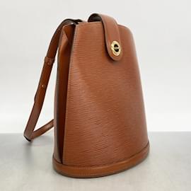 Louis Vuitton-Louis Vuitton Epi Cluny Shoulder Bag-Brown