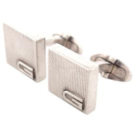 GUCCI LOGO G SILVER 925 23.5 GR CUFFLINKS Silvery