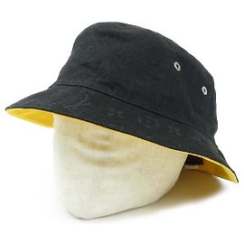 Louis Vuitton Monogram Denim Reversible Hat Black