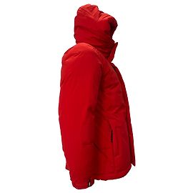 Daunenjacke mit Kapuze von The North Face aus rotem Polyester Rot