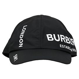Burberry Nylon Logo Cap Black Black