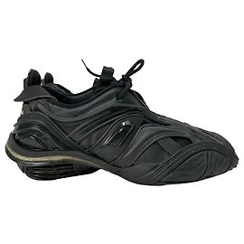 Baskets à lacets Balenciaga Tyrex en polyuréthane noir Noir