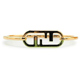 Fendi-Fendi O'Lock Gold Plated Bracelet-Golden,Metallic