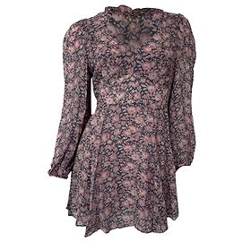 Robe Mini Cassidy LoveShackFancy en Viscose Imprimée Florale Autre Imprimé python