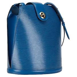 Louis Vuitton-Louis Vuitton Epi Cluny Shoulder Bag-Blue