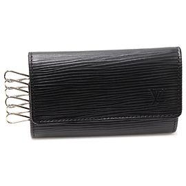 Porte-clés Epi 6 de Louis Vuitton Noir