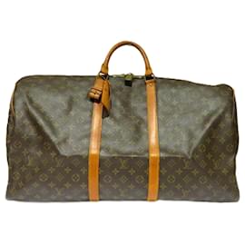 Louis Vuitton-Louis Vuitton Keepall 60 Bandouliere Travel Bag-Brown