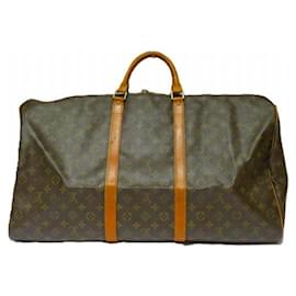 Louis Vuitton-Louis Vuitton Keepall 60 Bandouliere Travel Bag-Brown