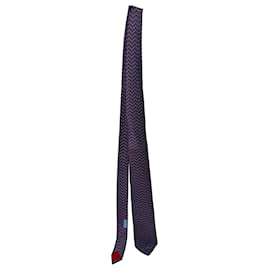 Hermès-Hermès Printed Necktie in Multicolor Silk-Multiple colors