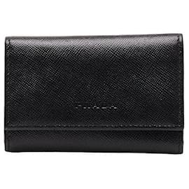 Prada-Prada Saffiano Leather Key Case-Black