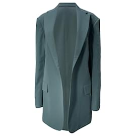 Dries Van Noten-Dries Van Noten Oversized Blazer in Turquoise Polyester-Other