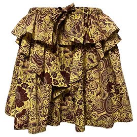 Jupe Sigrid Ulla Johnson en coton jaune Autre