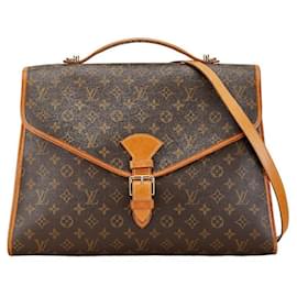 Louis Vuitton-Louis Vuitton Monogram Beverly Handbag Brown-Brown