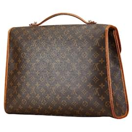 Louis Vuitton-Louis Vuitton Monogram Beverly Handbag Brown-Brown