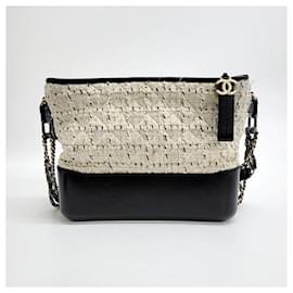 Chanel-Chanel Tweed Gabrielle Hobo Bag -Black