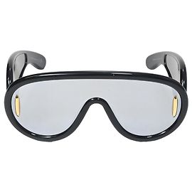 Lunettes de soleil Loewe Wave Mask en acétate noir Noir