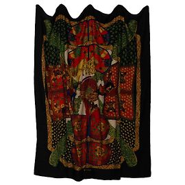 Hermès Hermes Cashmere Silk Large Scarf Black