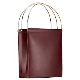 Cartier-Cartier Trinity Leather Shoulder Handbag-Red