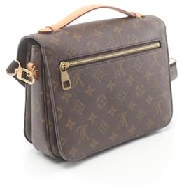 Louis Vuitton-Louis Vuitton Pochette Metis MM Handbag Brown M44875-Brown