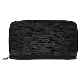 Louis Vuitton-Louis Vuitton Epi Leather Zippy Organizer Long Wallet-Black