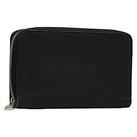 Louis Vuitton-Louis Vuitton Epi Leather Zippy Organizer Long Wallet-Black