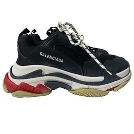 Baskets Balenciaga Triple S en polyester noir Noir
