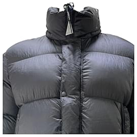 Moncler-Moncler Lechaud Garment-Dyed Quilted Shell Hooded Down Jacket in Black Polyamide-Black