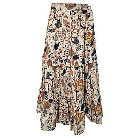 Gonna midi Sigrid di Ulla Johnson in cotone stampato floreale Altro