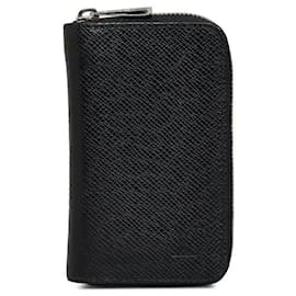 Louis Vuitton-Louis Vuitton Taiga Zippy Coin Purse-Black