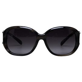 Chloé Chloe Asian Fit UV Cut Sunglasses Black Gray Black