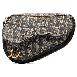 Christian Dior Borsa cosmetica in tela e pelle Dior Blu