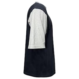 Balenciaga-Camiseta oversized Balenciaga Unity em algodão preto/cinza-Preto